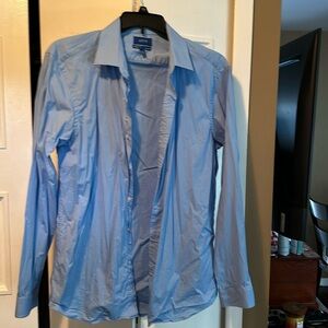Apt. 9 Slim Fit Premier Flex Blue Dress Shirt